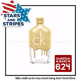💥𝗦𝗔𝗟𝗘.𝗦𝗛𝗢𝗖𝗞💥Nước hoa dùng thử Ck One Gold Test 10ml/20ml Spray / Chuẩn authentic
