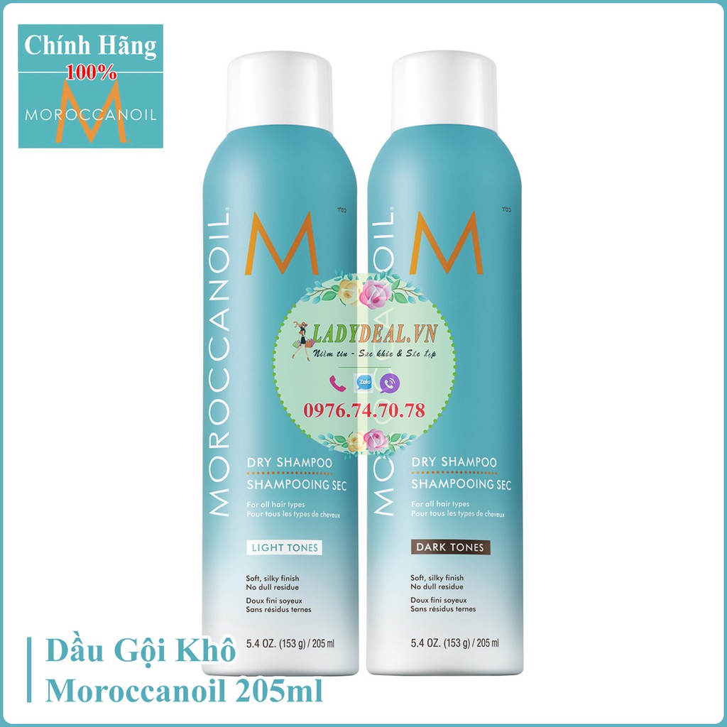 Dầu Gội Khô Dry Shampoo Moroccanoil 205ml