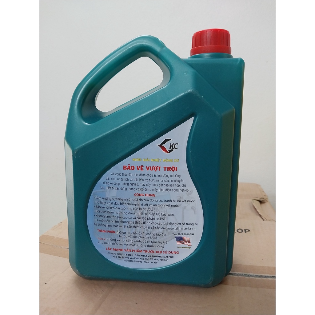 Miễn phí ship* Nước làm mát động cơ can 4 lít hàng chính hãng