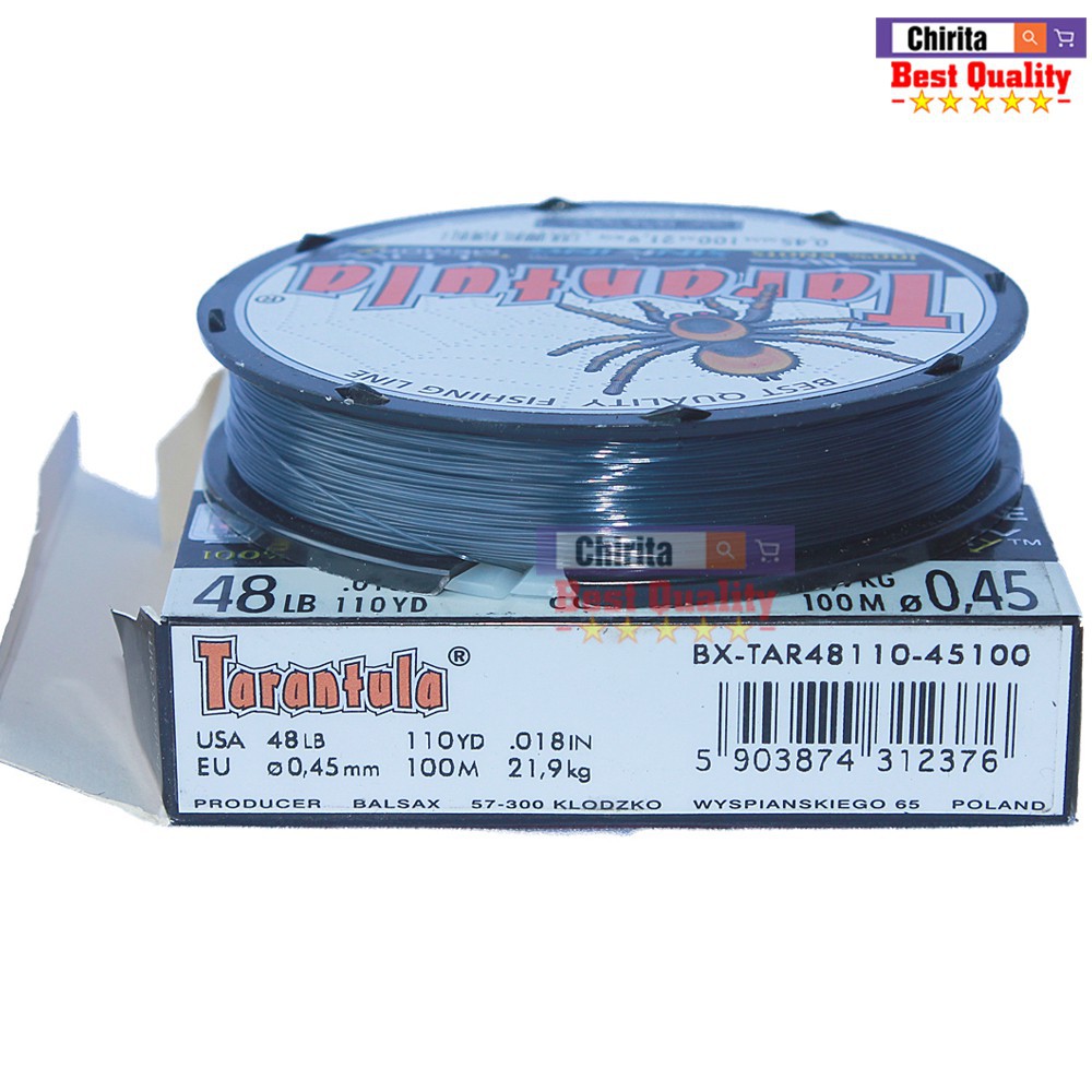 Dây Cước Câu Cá TARANTULA BALSAX 100m- 0.50mm Tải Trọng 27,1(kg)