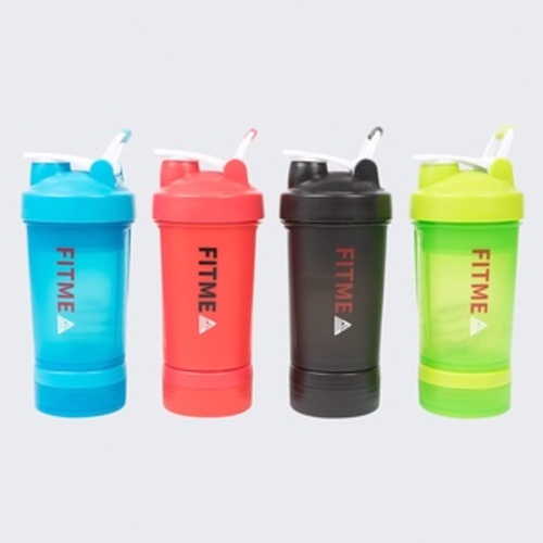 Bình nước shake thể thao tập gym Fitme 4 trong 1 (500ml)