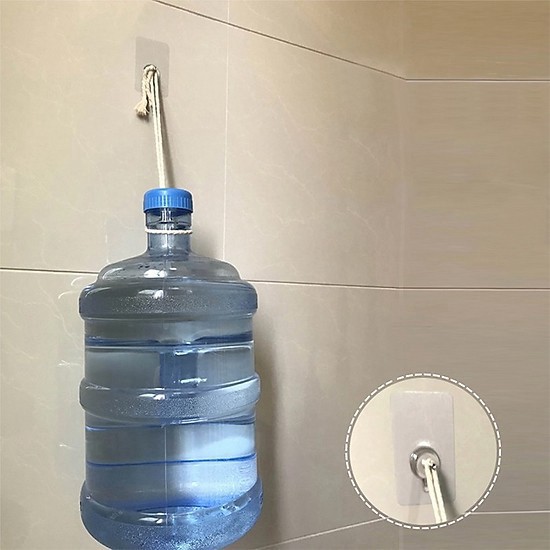 Miếng Dán Tường Ốc Vít cường lực giúp gắn giá kệ không cần khoan tường | BigBuy360 - bigbuy360.vn