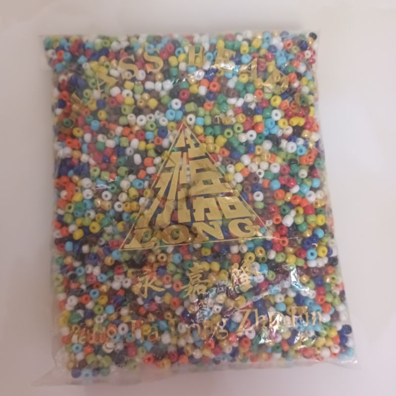 túi 100g hạt nhựa dẹt 3li làm handmade nhiều màu