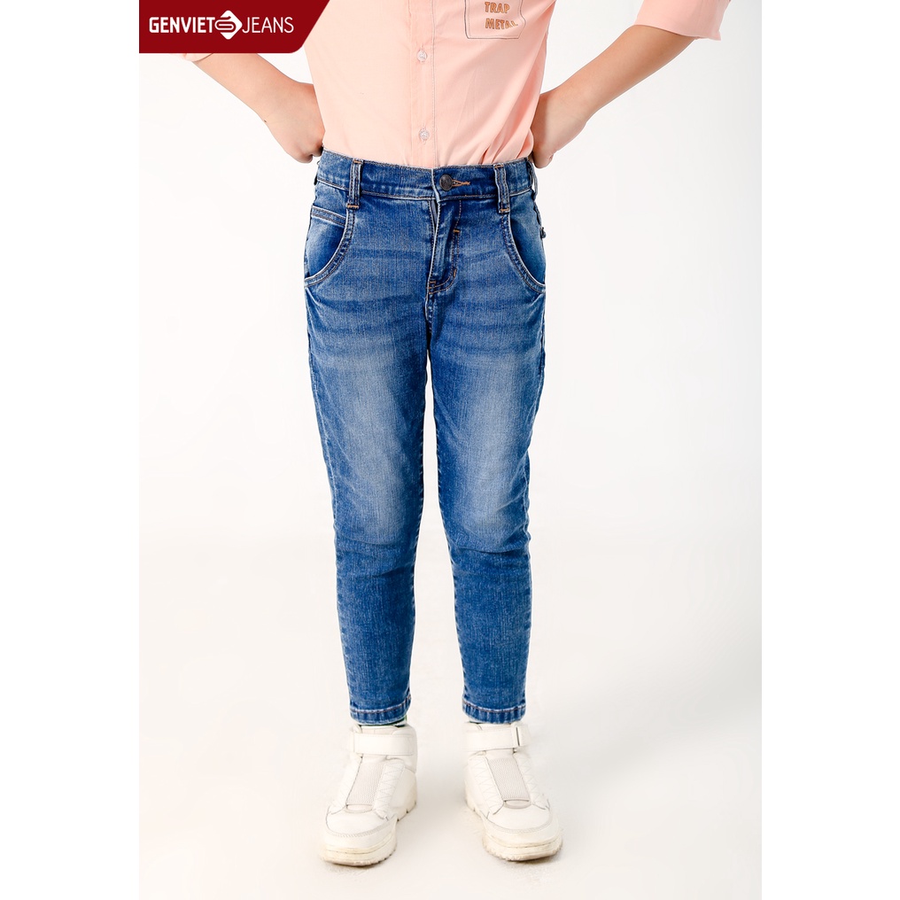 Quần Dài Jeans Bé Trai Thời Trang GENVIET N1103J1784