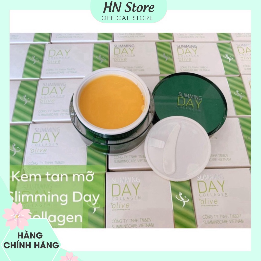 Kem Tan Mỡ Bụng Slimming Day Collagen Olive Thế Hệ Mới An Toàn🍉