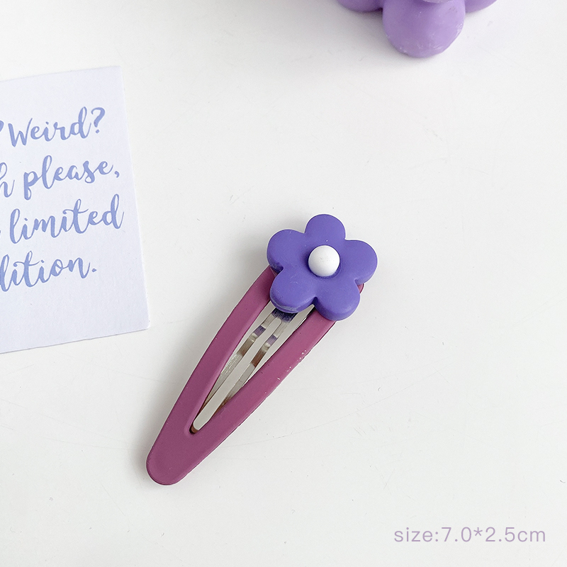 Kẹp Tóc Nhiều Kiểu Màu Tím Kiểu Hàn Quốc Xinh Xắn