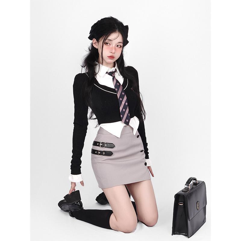 Áo Sweater Dệt Kim Tay Dài Thời Trang Thu Đông Dành Cho Nữ