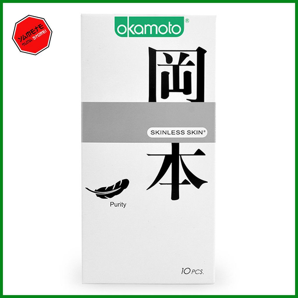 [Tặng mã YAMETETD 8K] Bao Cao Su Okamoto Skinless Skin Purity Không Mùi Tinh Khiết Hộp 10 Cái