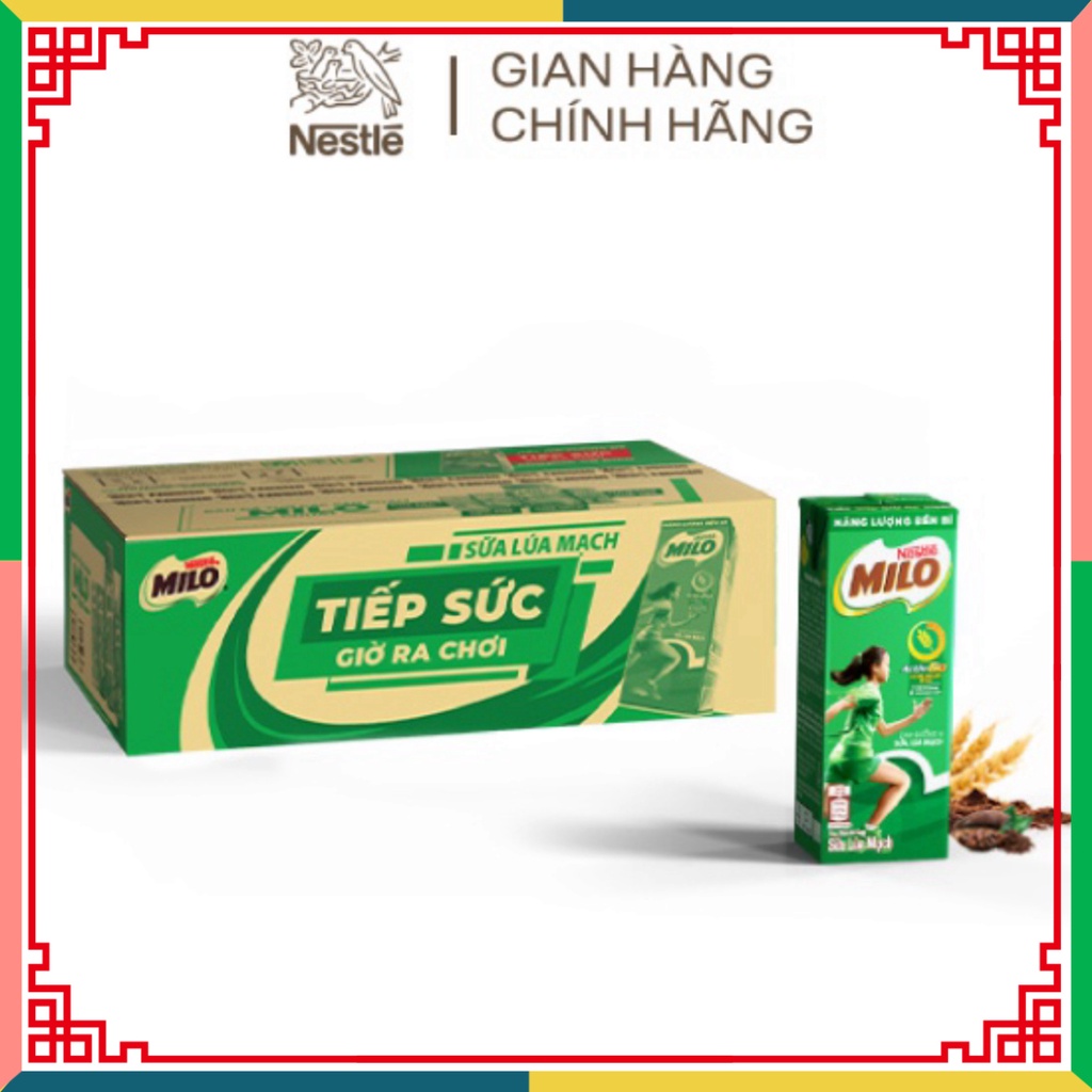 Thùng 48 hộp sữa nước Nestle Milo 180ml/ hộp ( Đại lý Ngọc Toản) mua 7 tặng 1