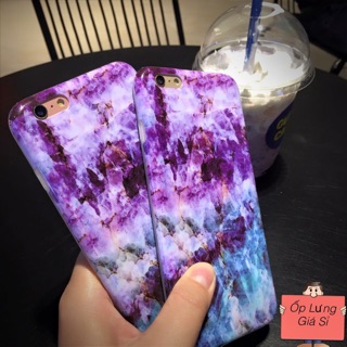 Ốp lưng in hoa văn đá cẩm thạch iphone 6/6s- iphone 6plus/6splus- iphone 7plus/ iphone 8plus