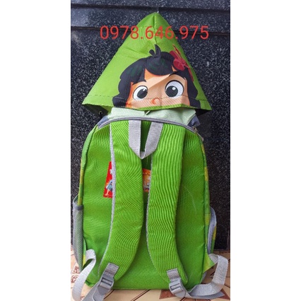 Balo Hoodies Kun có mũ kèm ngăn để giày- Hàng khuyến mãi chính hãng từ sữa Kun
