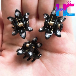 Kẹp tóc càng cua size nhỏ đính hạt