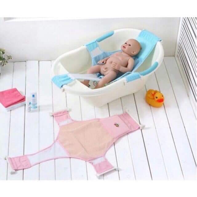 LƯỚI TẮM GẤP GỌN CHO BÉ SƠ SINH - AN TOÀN - Sử dụng dễ dàng mọi loại chậu tắm