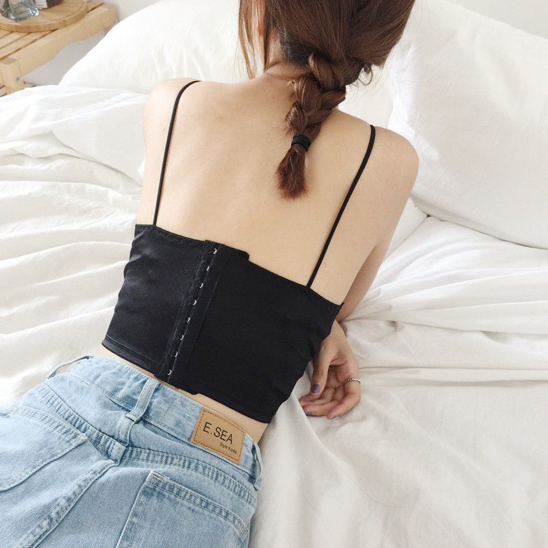 Áo Bra Lụa Phi Bóng 8 Nấc Cài Siêu Hot Hàng Loại 1