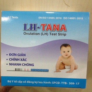 Que Thử Rụng Trứng LH Tana ( hộp 12 que)