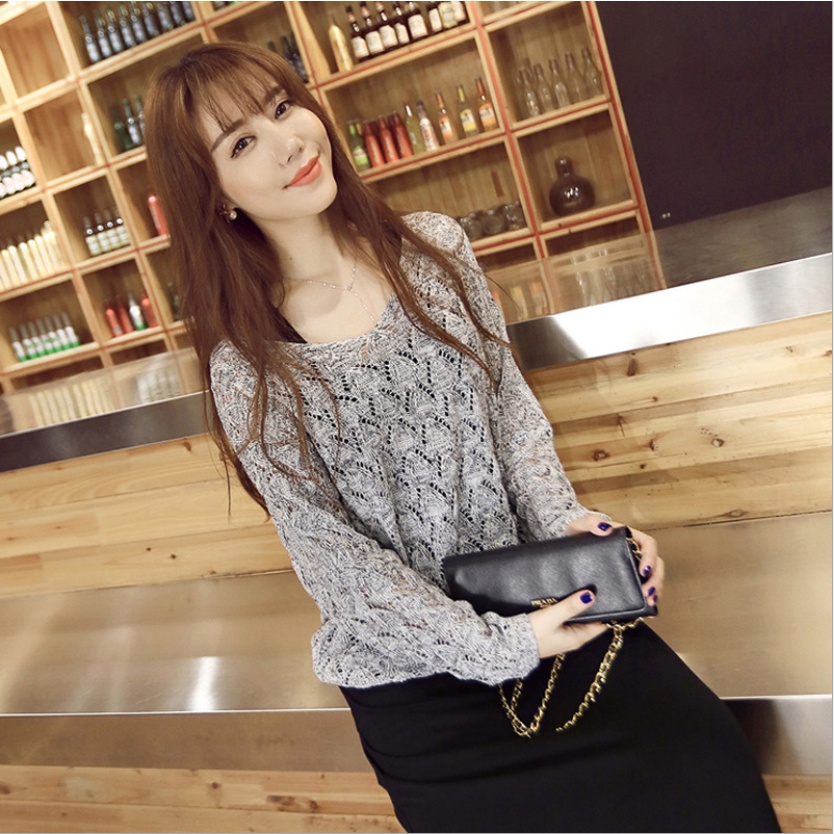 Áo len nữ tay cánh rơi freesize ale36