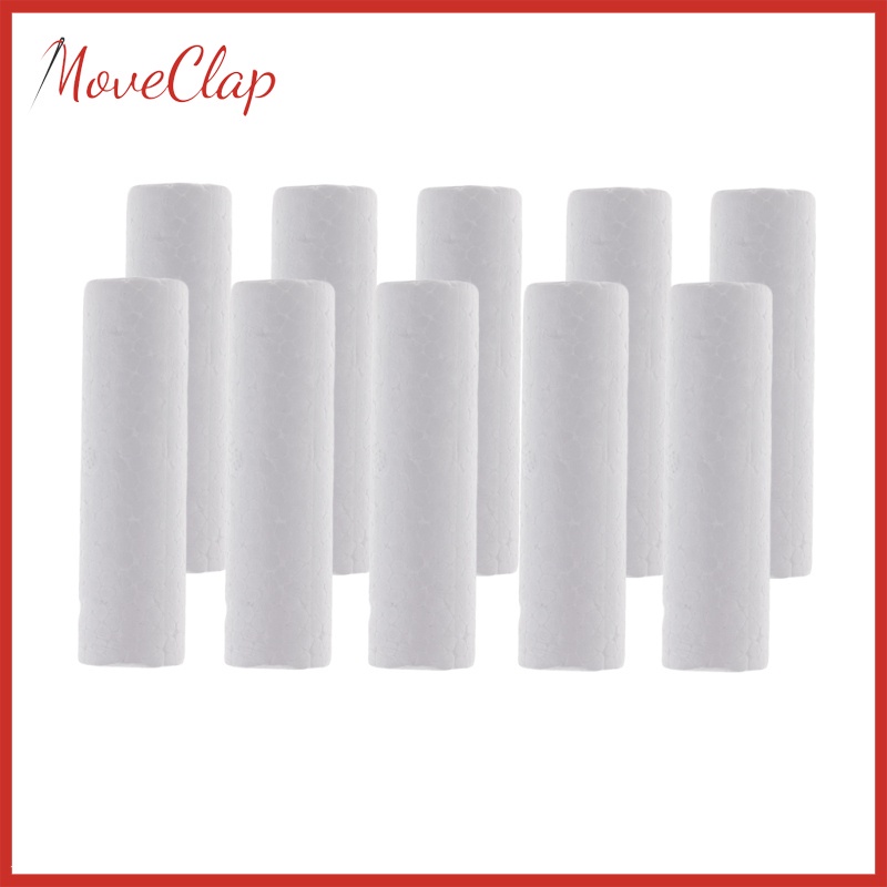 Set 10 Miếng Xốp Hình Trụ 90x25mm Làm Đồ Thủ Công DIY