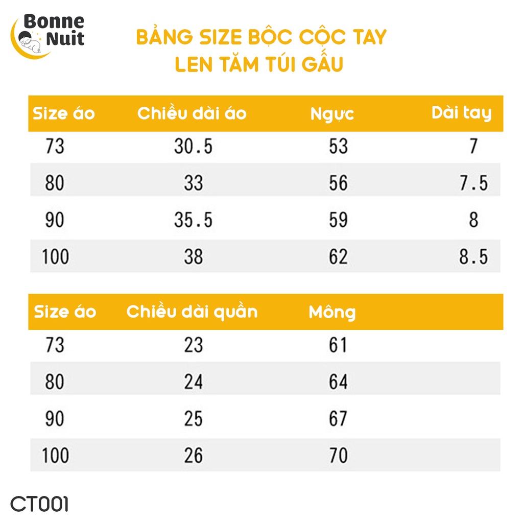Bộ quần áo cộc tay len tăm túi gấu mùa hè cho bé