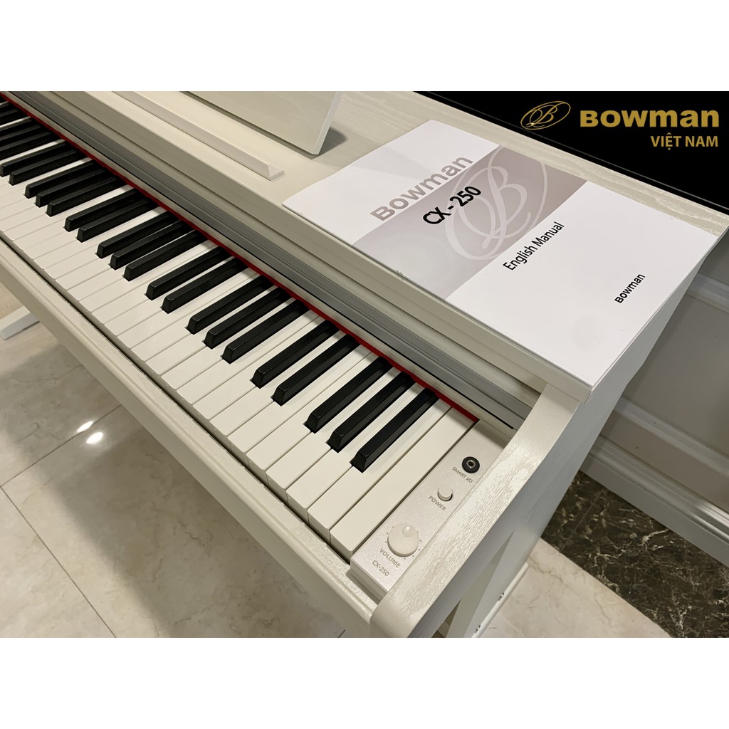 Bowman PIANO CX250 cung cấp chức năng đệm tự động, ghi âm 40000 nốt/ bài