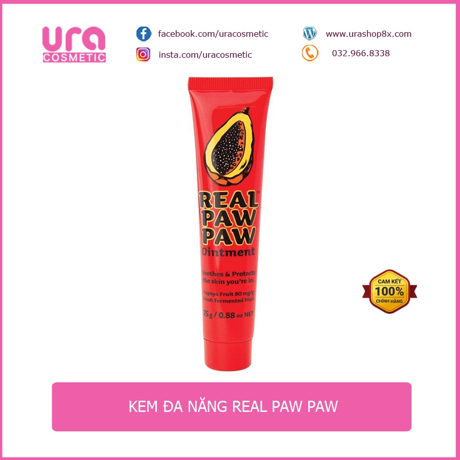 Kem Dưỡng Da Đa Năng Chiết Xuất Đu Đủ Real Paw Paw Ointment 25g