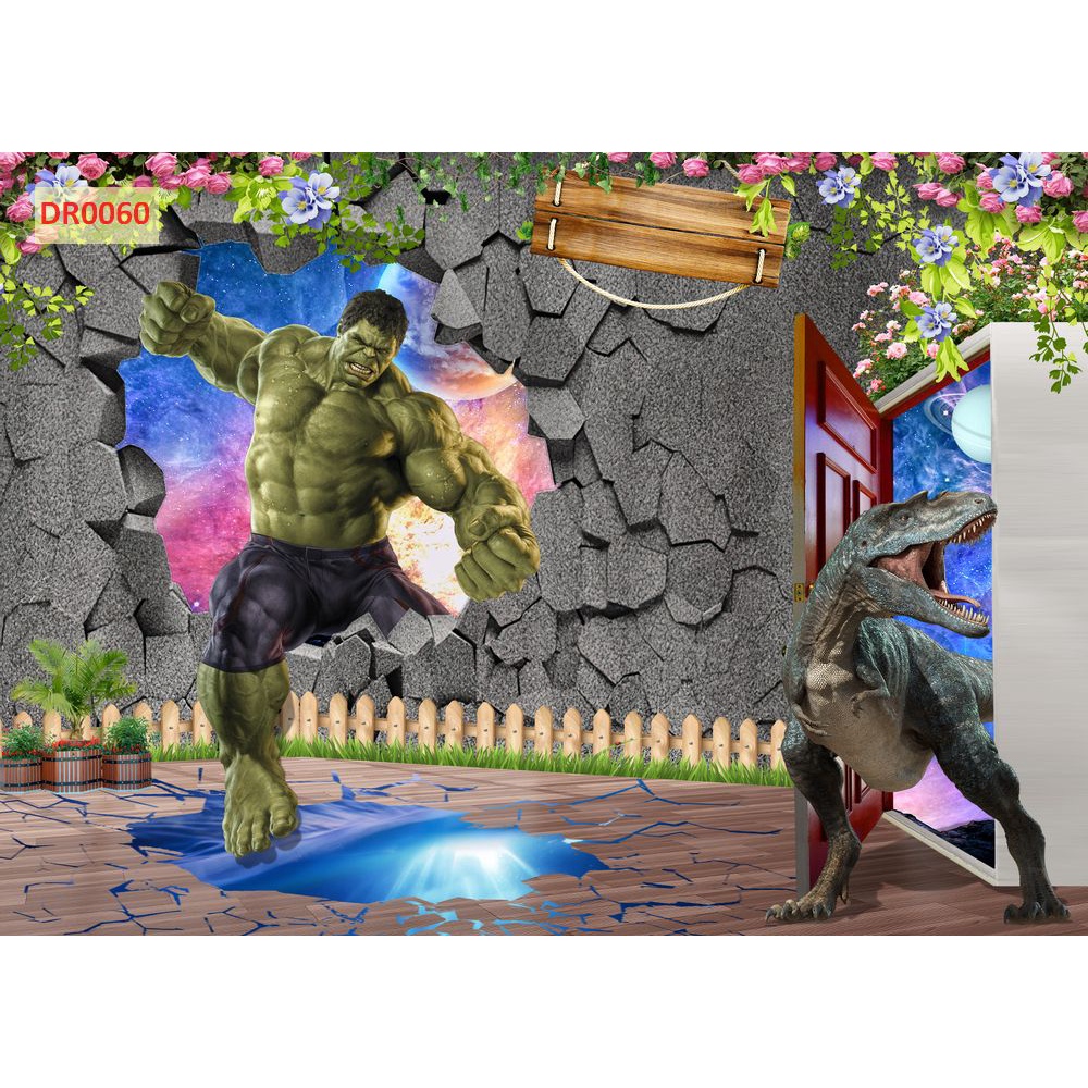 Tranh Dán Tường Phòng Trẻ Em TỔNG HỢP NHỮNG Hoạt Hình Ngộ Nghĩnh Tặng Keo Và Dụng Cụ Dán