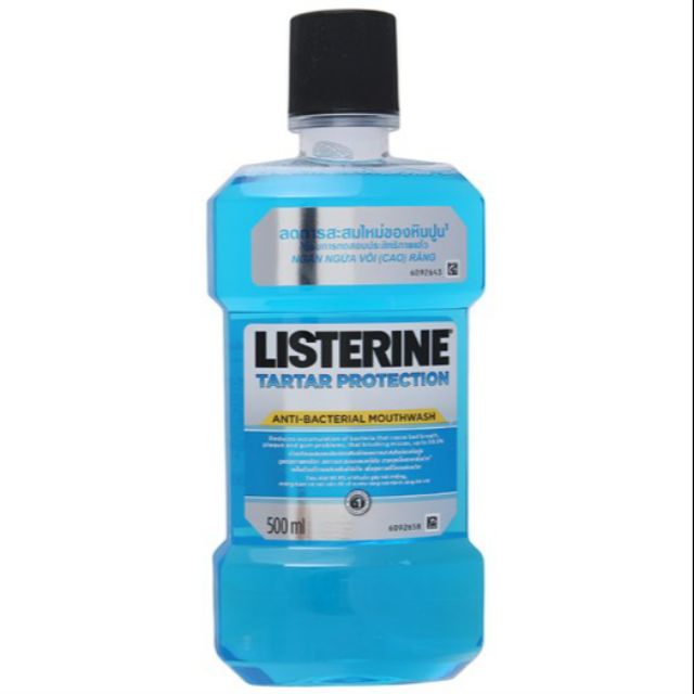 Nước súc miệng Listerine Tartar Protection 500ml