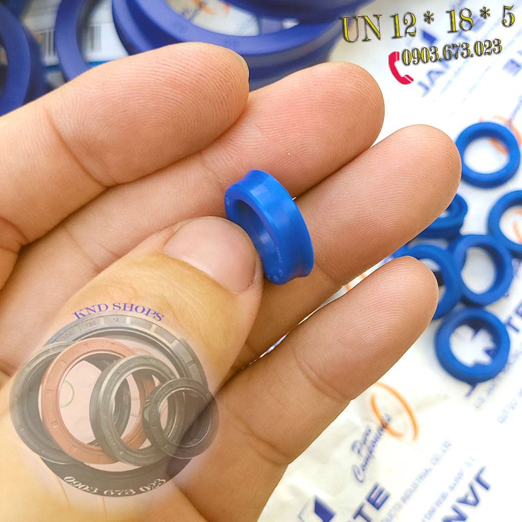 Gioăng phớt thủy lực UN 12*18*5 | UNS 12*20*5 | DZ UN 12*22*8 , phớt chắn dầu thủy lực cho máy đào, máy xúc
