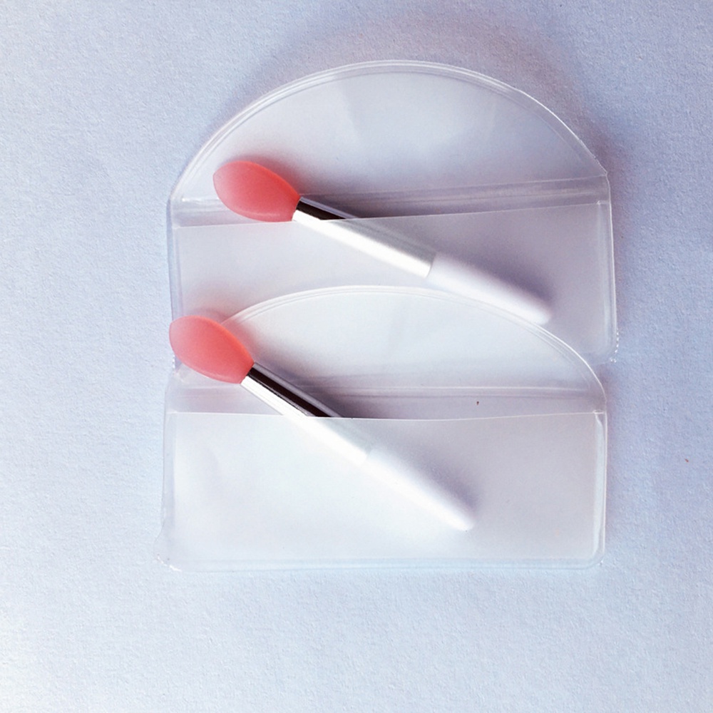 [Hàng mới về] Bộ 5 cọ tô son môi đầu silicon mềm mại nhỏ gọn cho nữ