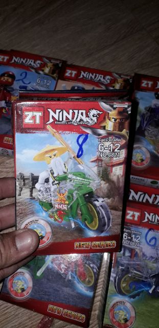 Lắp ráp 1hộp LegoNinjago Xe mô tô ZT0821 rất đẹp