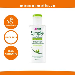 Nước tẩy trang Simple Kind to Skin Micellar Cleansing Water