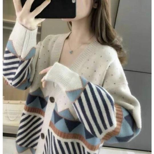 Áo len nữ dài tay, áo len nữ from rộng mặc bao ấm hàng cao cấp quảng châu chất len co giãn rất tốt | BigBuy360 - bigbuy360.vn