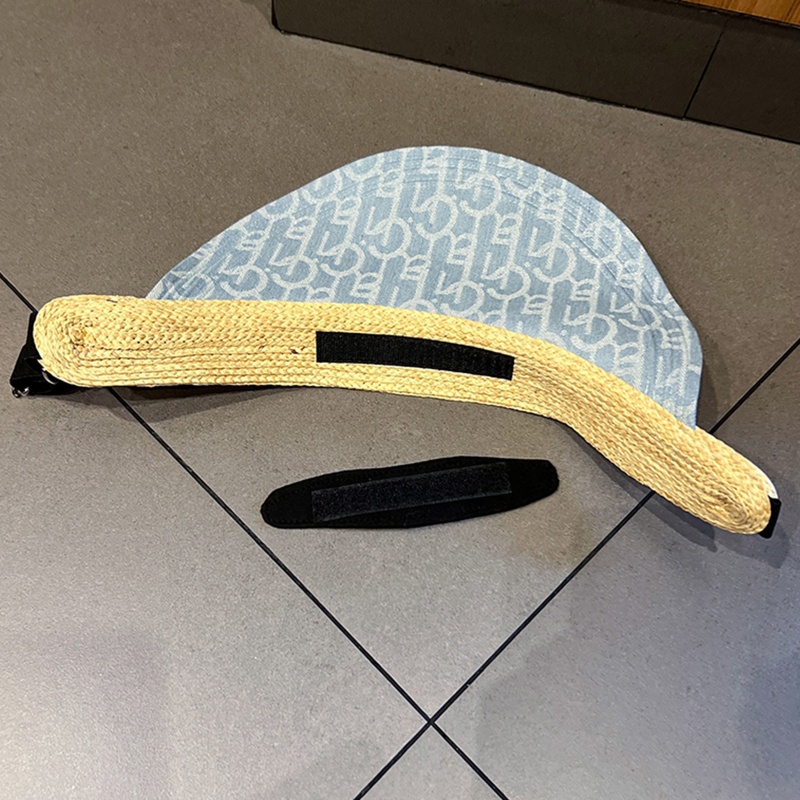 Mũ Denim Chống Nắng Không Chóp Có Thể Điều Chỉnh Thời Trang Mùa Hè