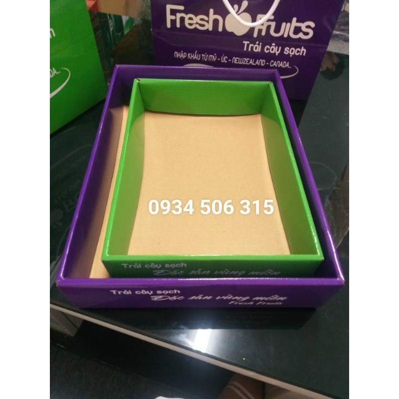 Khay giấy đựng quả combo 10 khay | BigBuy360 - bigbuy360.vn