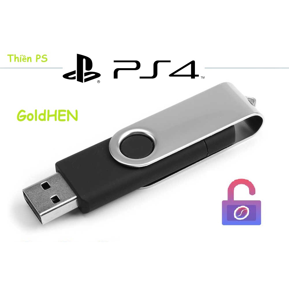USB kích hoạt GoldHEN PS4 Jailbreak Version 9.00>> - Hàng chuyên dụng chất lượng cao PS4 Pro Slim FAT - Chìa Khóa PS4