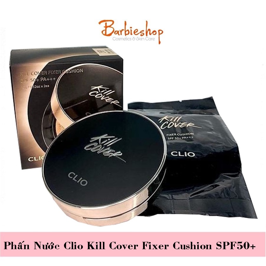 Phấn Nước Clio Kill Cover Fixer Cushion SPF50+  15g x 2