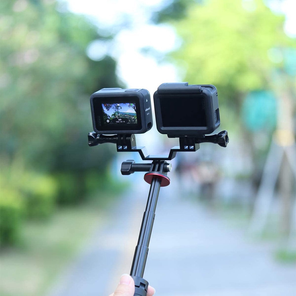 ULANZI GP-7 - HÀNG CHÍNH HÃNG - Giá đỡ kép dành cho GoPro 8/7/6/5 hoặc DJI OSMO