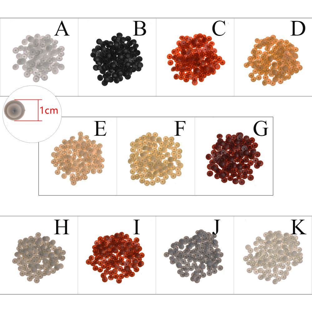 Set 200 nút bọc bảo vệ ốc vít chéo trang trí lỗ nhựa bên ngoài đồ nội thất