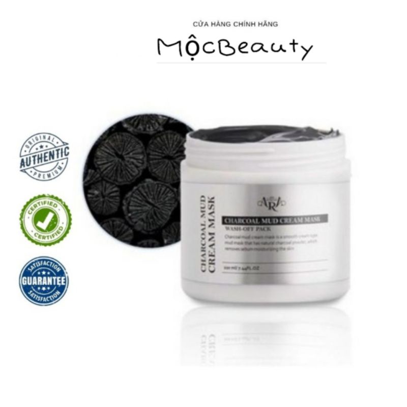 Ủ Mặt Mặt Nạ Than Hoạt Tính Jeeara Charcoal Mud