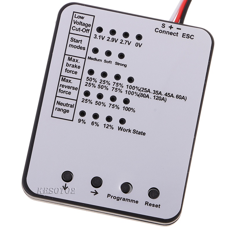 Thẻ Lập Trình ESC Không Chổi Than Kesoto2 Có Đèn LED Cho Xe Hơi Điều Khiển Từ Xa