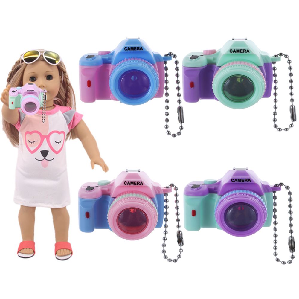 Mô Hình Máy Ảnh Bằng Nhựa Nhiều Màu Thời Trang Cho Búp Bê Bjd