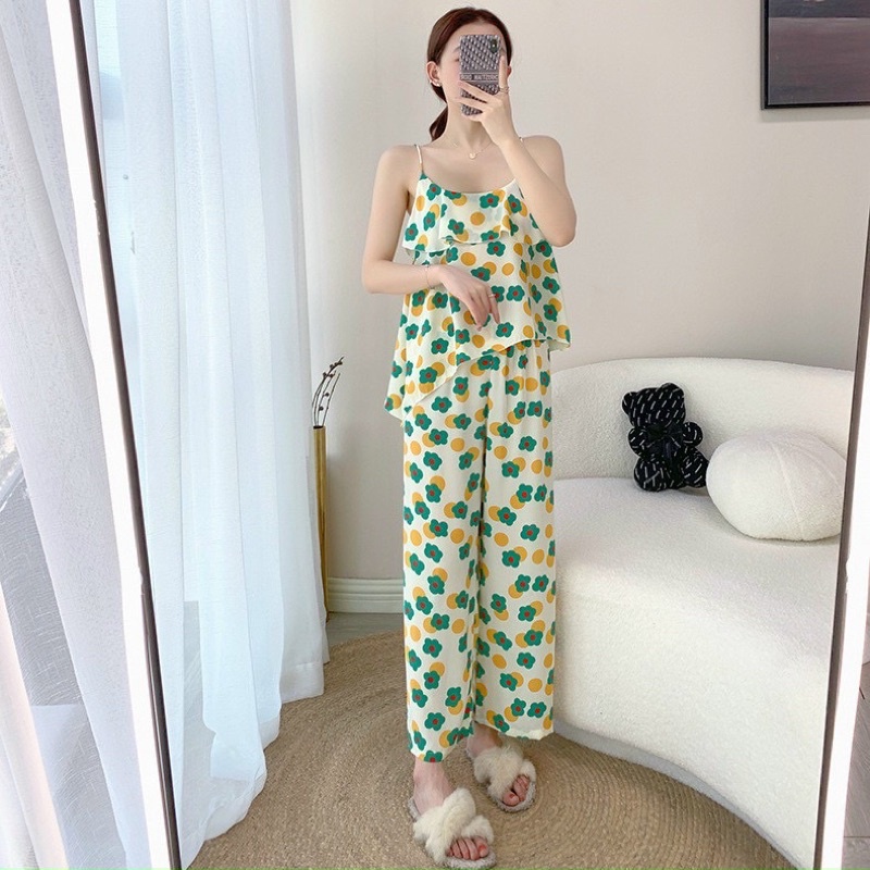 BỘ VOAN TƠ LỤA 2 DÂY HOẠ TIẾT XINH