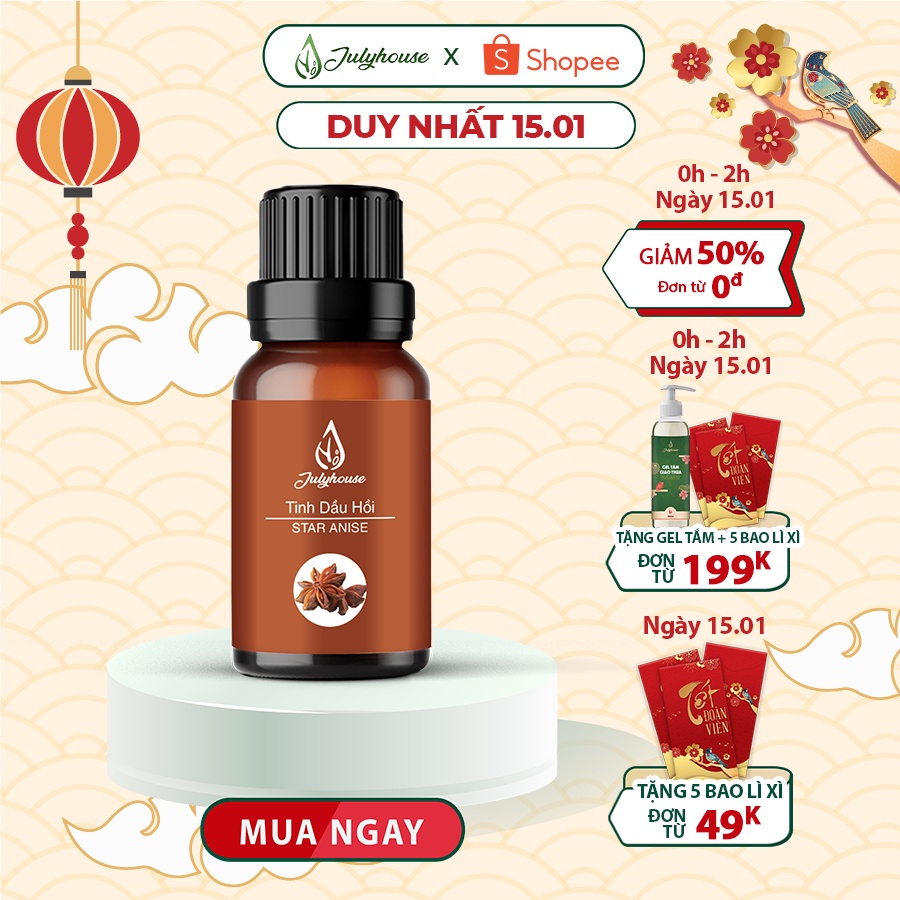 Tinh dầu Đại Hồi Julyhouse 10ml