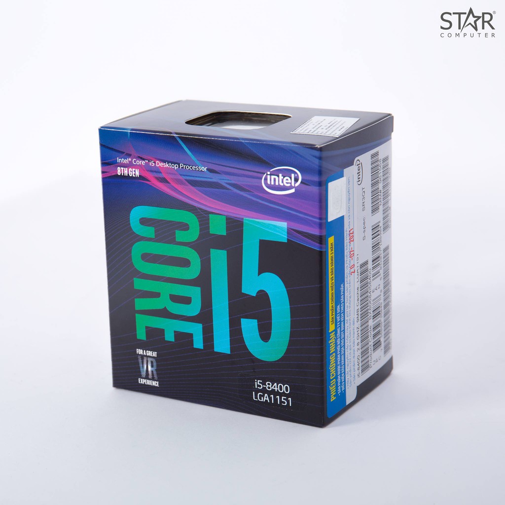 Bộ vi xử lý CPU Intel Core i5 8400 (4.00GHz, 9M) | BigBuy360 - bigbuy360.vn