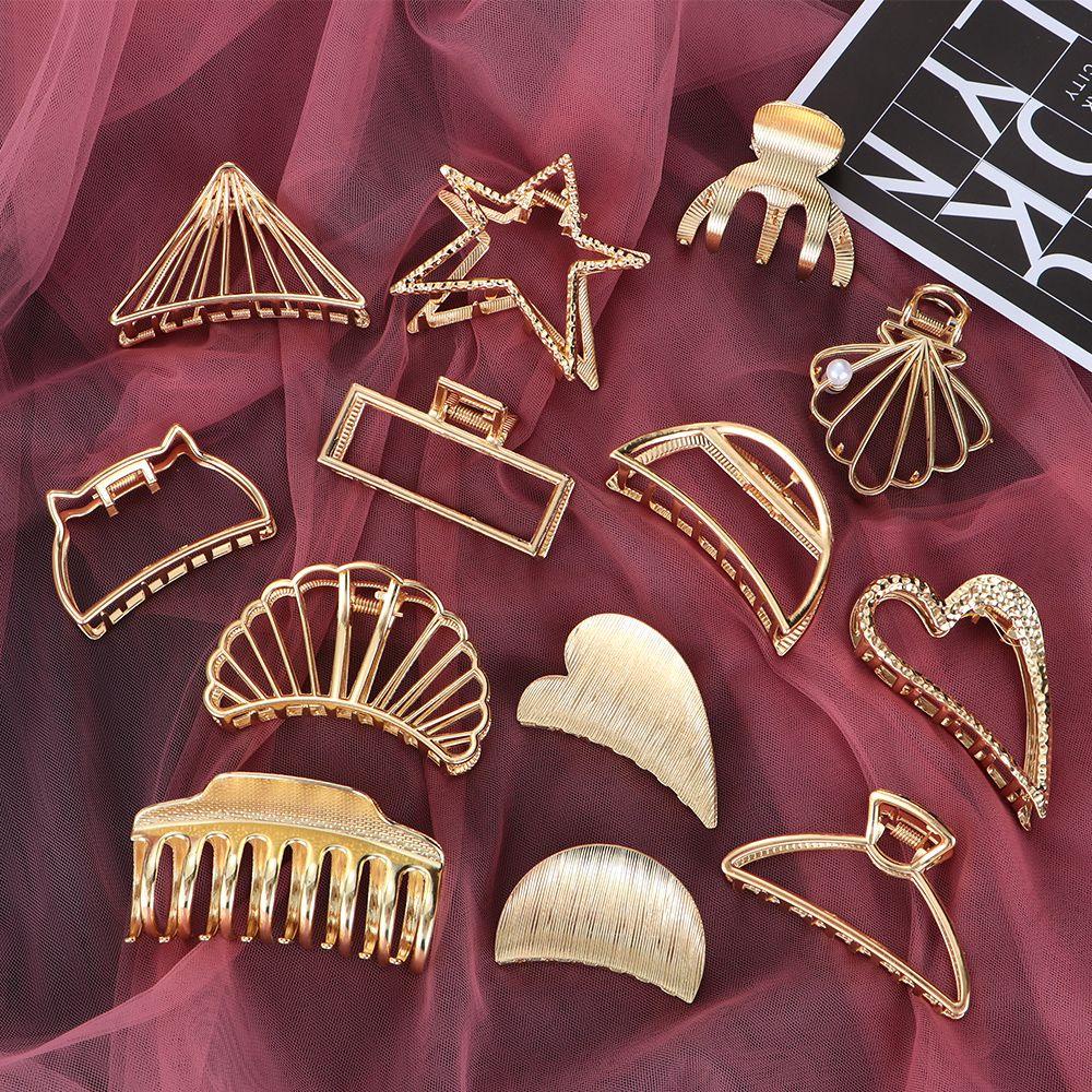 YVE Kẹp Càng Cua Bằng Kim Loại Tạo Kiểu Tóc Đuôi Ngựa Cho Nữ