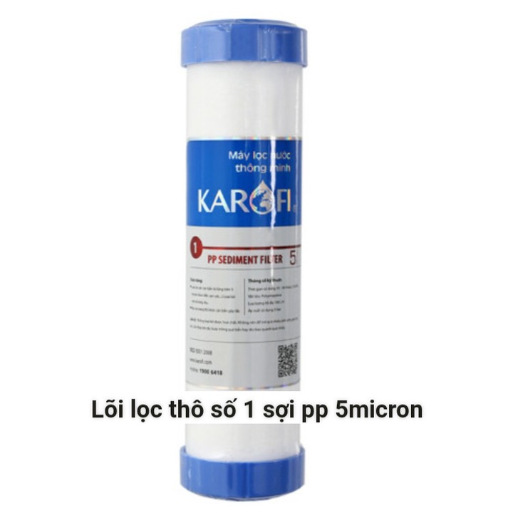 Lõi Lọc Nước KAROFI - Lõi Lọc Thô Số 1