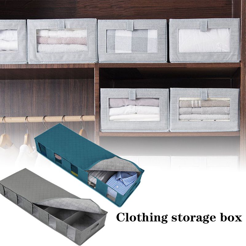 Under Bed Clothes Storage Dustproof Bag Container Organizer Foldable Portable