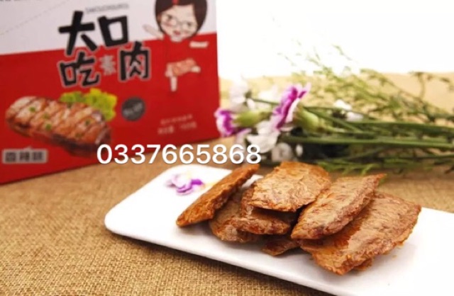 [Mã 267FMCGSALE giảm 8% đơn 500K] 1 HỘP 20 GÓI THỊT NƯỚNG BBQ (1 gói 26gr) | BigBuy360 - bigbuy360.vn