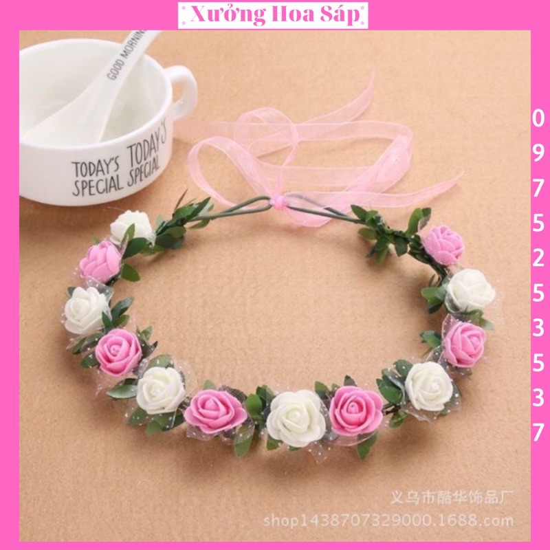 Vòng Hoa Kỷ Yếu Loại 1 Nhiều Hoa ( Hàng Đẹp Giá Sỉ)