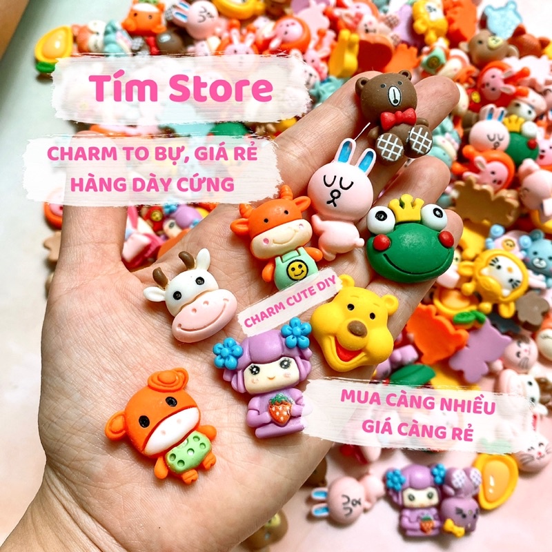 {Tím.Store} SET CHARM ICON CÓ KEO DÁN TRANG TRÍ ĐIỆN THOẠI, BÌNH NƯỚC DECOR DIY HANDMADE XINH XẮN GIÁ RẺ