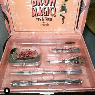 Bộ chì, gel, bột kẻ chân mày Benefit Brow Tip and Tricks
